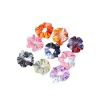Wholesale of cross-border Amazon velvet tie-dyed large intestine rings, new European and American velvet color-blocking sweet and elegant hair rings Item Picture
